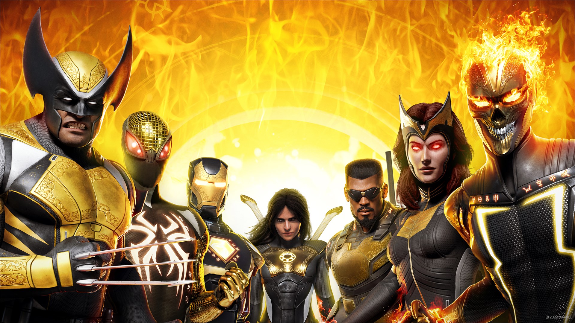 Обложка Marvel's Midnight Suns, PS Plus Deluxe